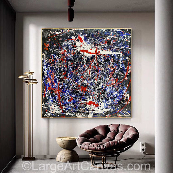 Large abstract painting | Contemporary art L1201_8
