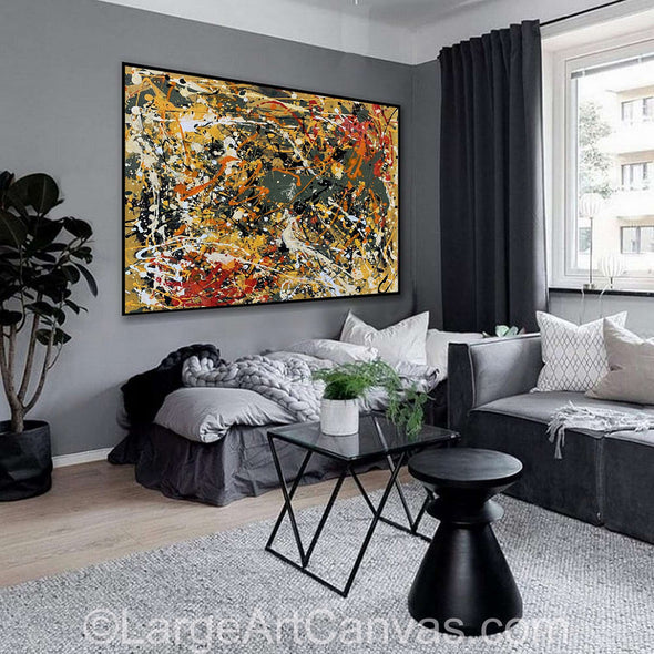 Large canvas wall art | Abstract painting L1240_2