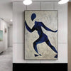 Runner oil painting | Running oil painting | Matisse style painting  L670-7