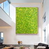 Yellow green abstract painting | Yellow and green abstract | Large Yellow painting L736-1