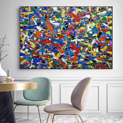 Abstract acrylic painting | Abstract oil painting LA58_1