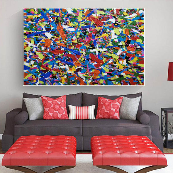 Abstract acrylic painting | Abstract oil painting LA58_3
