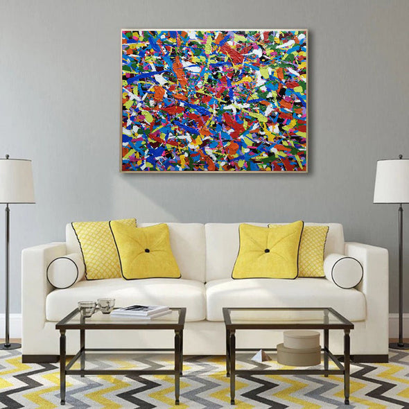 Abstract acrylic painting | Abstract oil painting LA58_9