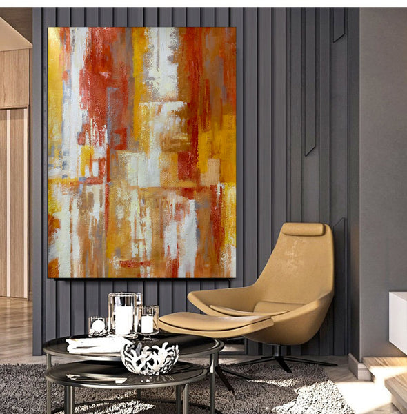 Abstract art acrylic paint | Contemporary canvas painting LA178_2