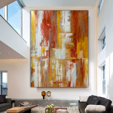 Abstract art acrylic paint | Contemporary canvas painting LA178_6