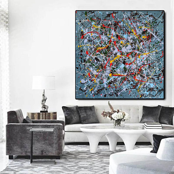 Abstract art canvas paintings | Abstract oil LA33_3