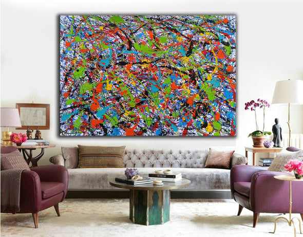 Abstract art oil paintings | Art painting modern LA248_5