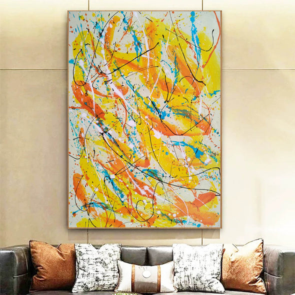 Abstract canvas art | Large abstract wall art LA94_3