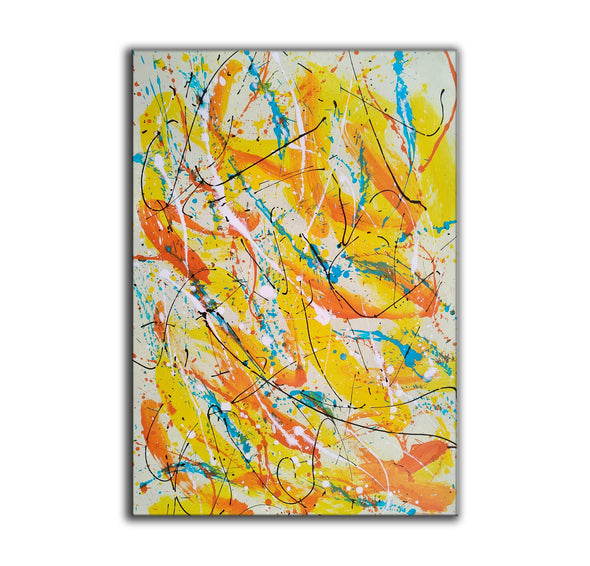 Abstract canvas art | Large abstract wall art LA94_5