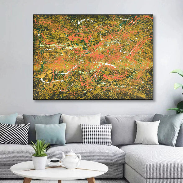 Abstract canvas oil painting | Abstract modern paintings on canvas LA247_3