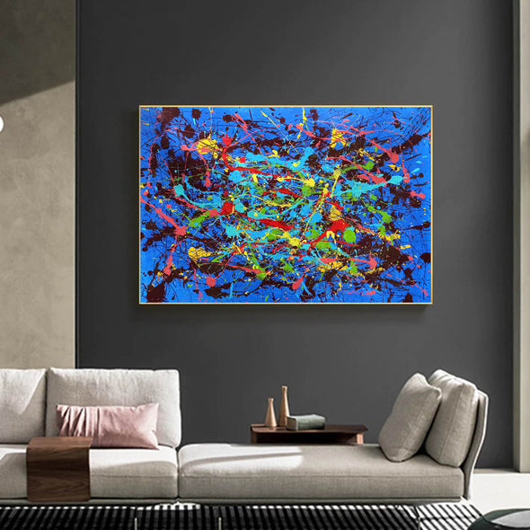 Abstract contemporary art paintings | Acrylic abstract canvas LA264_4