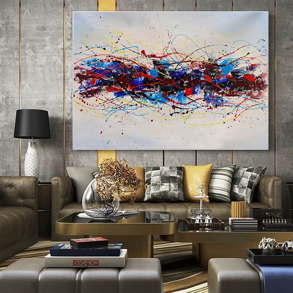 Abstract oil art paintings | Abstract modern art paintings LA265_3