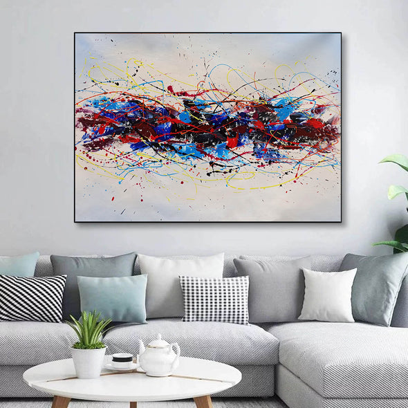 Abstract oil art paintings | Abstract modern art paintings LA265_4