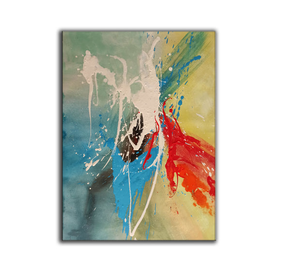 Original abstract paintings | Abstract oil painting on canvas LA65_5