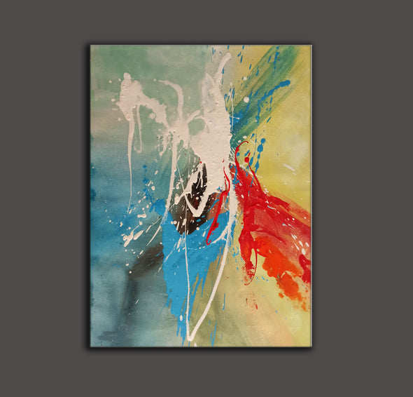 Original abstract paintings | Abstract oil painting on canvas LA65_7