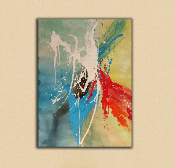 Original abstract paintings | Abstract oil painting on canvas LA65_9