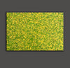 abstract original | yellow and green abstract painting | green abstract art L745-7