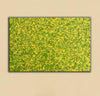 abstract original | yellow and green abstract painting | green abstract art L745-6