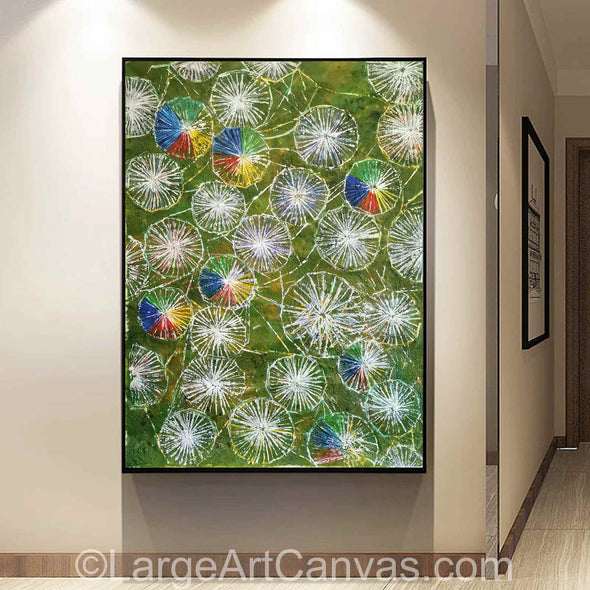 Abstract painting | Dining room wall art L1082_8
