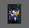 Abstract acrylic painting on canvas | Abstract portrait artists LA128_4