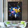 Abstract acrylic painting on canvas | Abstract portrait artists LA128_5