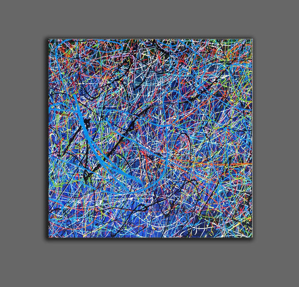 Acrylic abstract art | Contemporary canvas art LA199_8