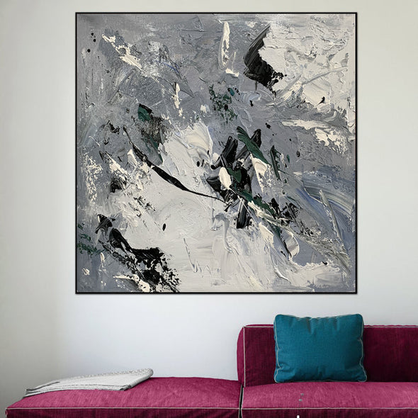 Acrylic canvas abstract | Contemporary art paintings abstract LA621_8