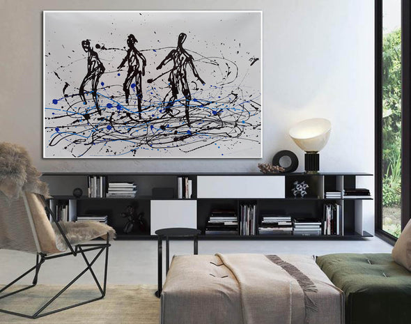 Art painting abstract modern | Abstract art modern paintings LA268_6