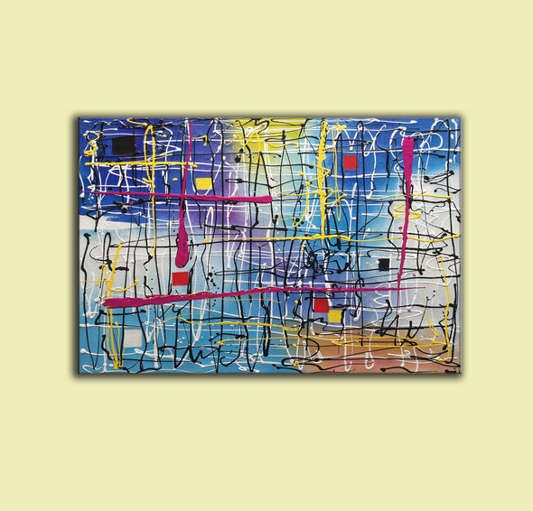 Beautiful abstract art | Large abstract canvas art LA29_5