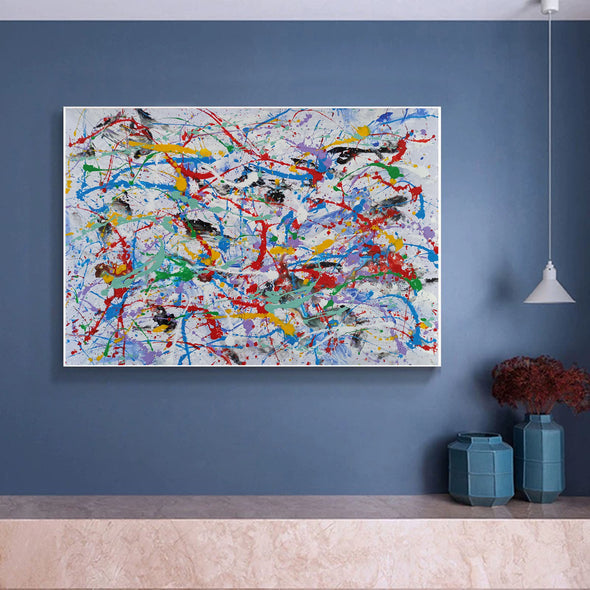 Abstract wall | Abstract painting for beginners LA69_8
