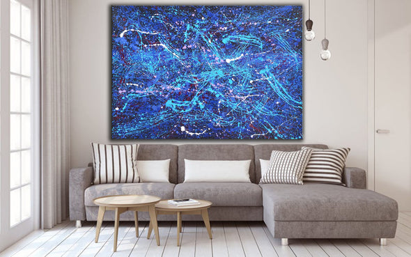 Colorful abstract oil paintings | Abstract painting for wall LA252_3