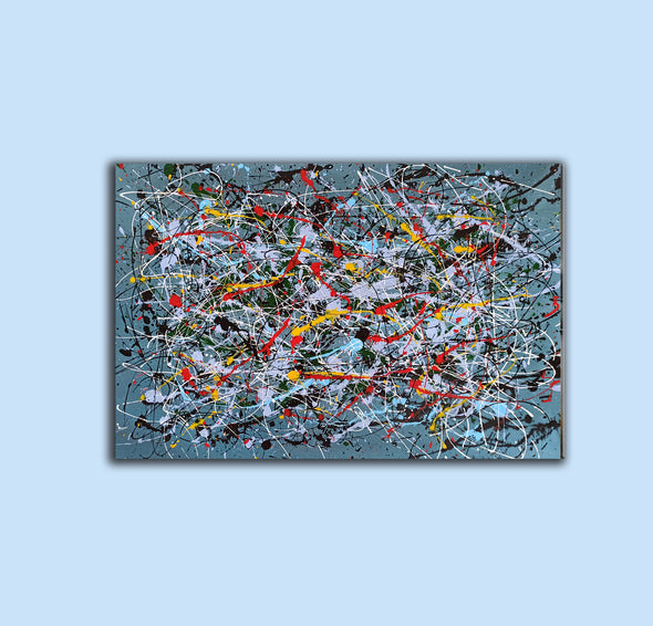 Contemporary abstract painting | Abstract impressionism artists LA38_5