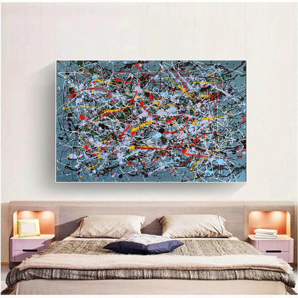 Contemporary abstract painting | Abstract impressionism artists LA38_11