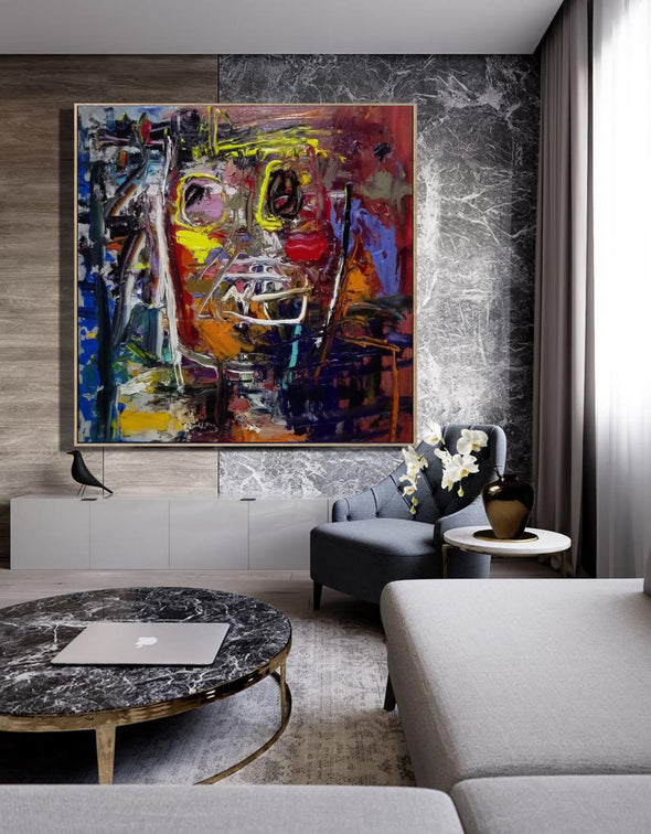 Contemporary abstract paintings | Oil abstract art LA79_1
