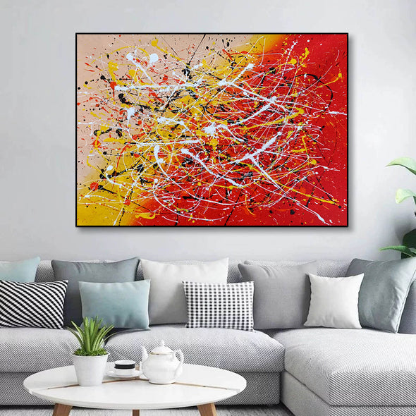 Contemporary art abstract paintings | Paint abstract oil paintings LA263_1