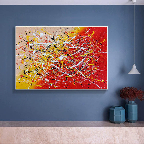 Contemporary art abstract paintings | Paint abstract oil paintings LA263_3
