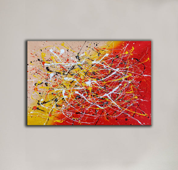 Contemporary art abstract paintings | Paint abstract oil paintings LA263_9