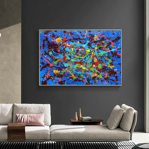 Contemporary modern abstract art | Make abstract painting on canvas LA272_1