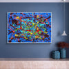 Contemporary modern abstract art | Make abstract painting on canvas LA272_3
