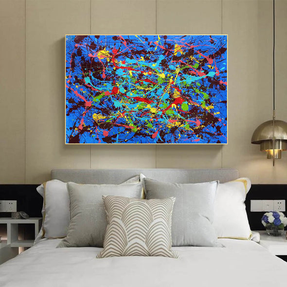 Contemporary modern abstract art | Make abstract painting on canvas LA272_4
