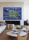 Contemporary modern abstract art | Make abstract painting on canvas LA272_5