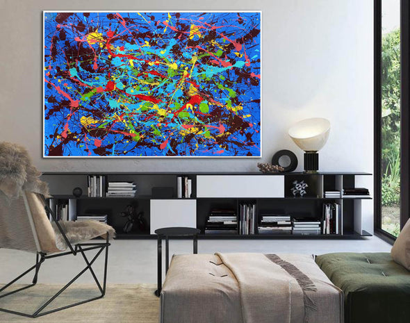 Contemporary modern abstract art | Make abstract painting on canvas LA272_7