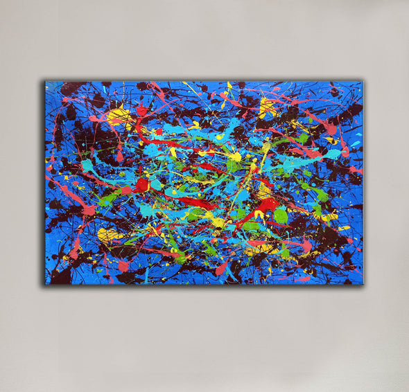 Contemporary modern abstract art | Make abstract painting on canvas LA272_9
