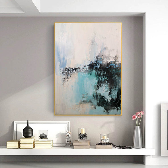 Contemporary modern abstract art | Make abstract painting on canvas LA627_2