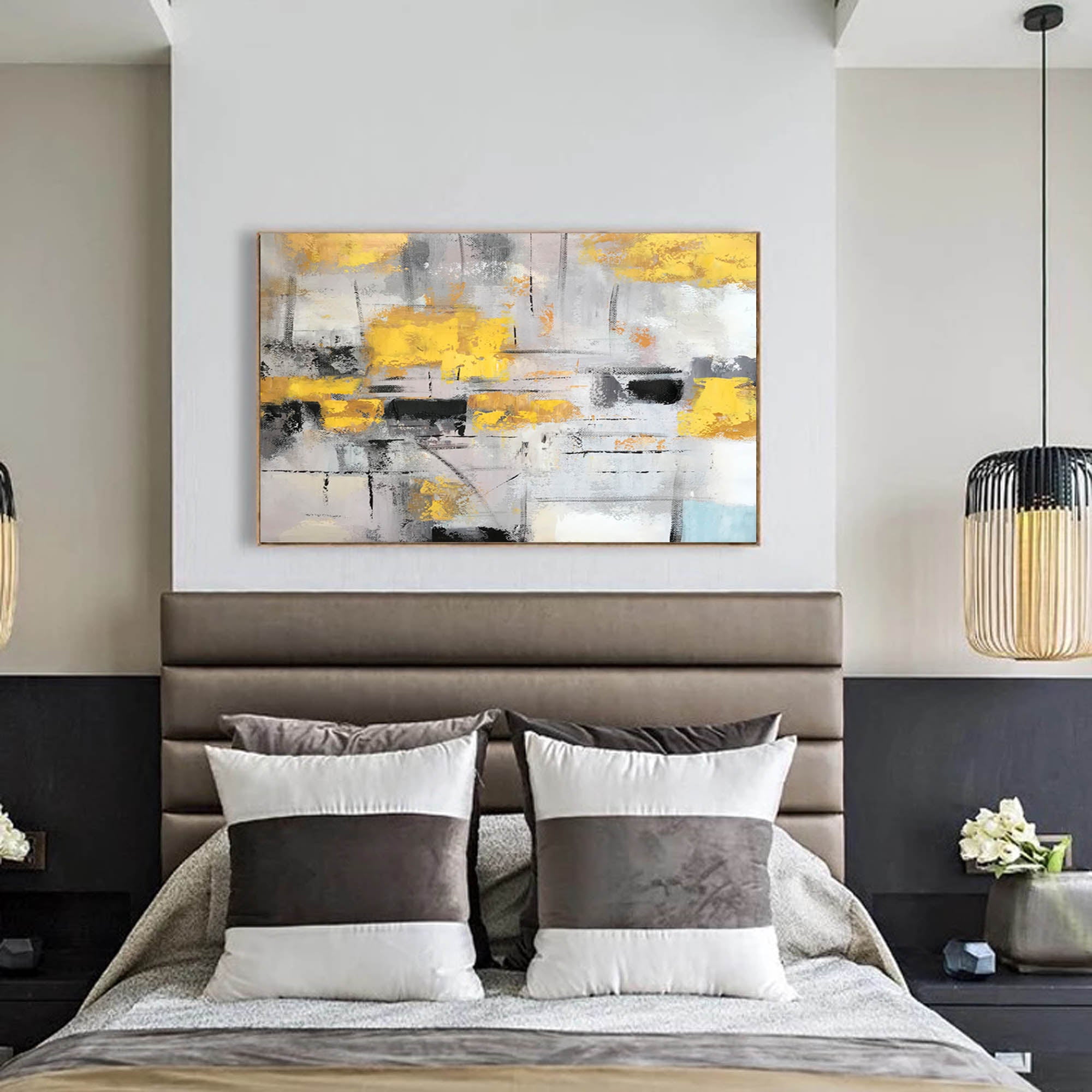 Draw abstract painting | Abstract art paintings LA277 – LargeArtCanvas