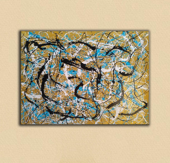 Painter the dripper | splatter painting abstract paintings L942-4