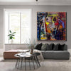 Easy abstract painting | Large oil painting A195_5