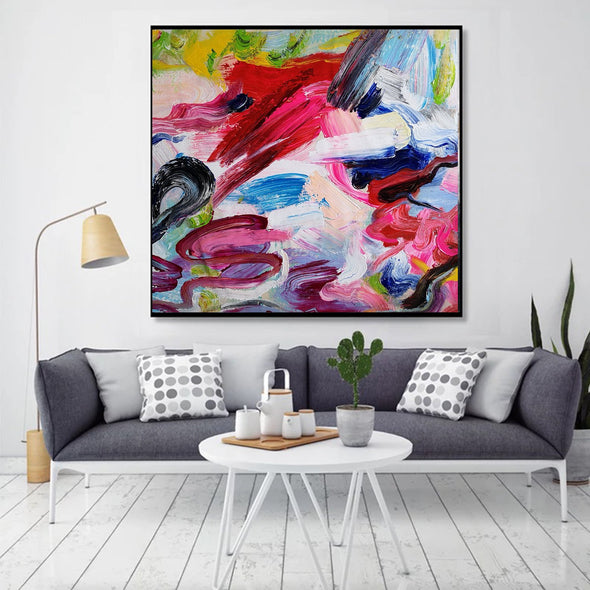 Abstract paintings with acrylic | Abstract picture art-1