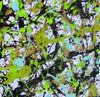 splatter painting abstract artwork | splatter painting splatter paint art L918-7