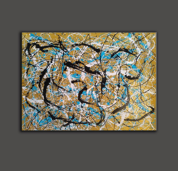 Painter the dripper | splatter painting abstract paintings L942-3